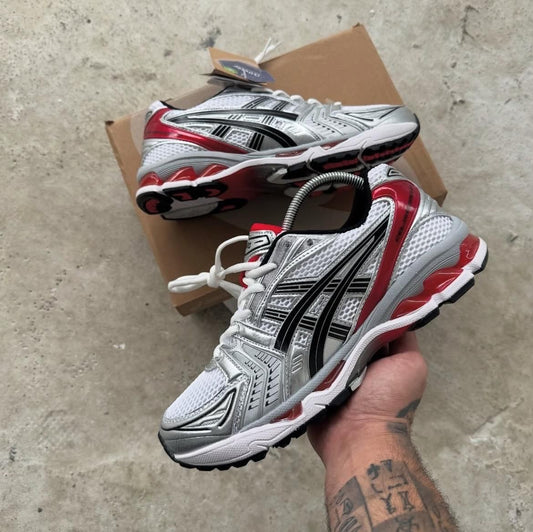 ASICS GEL - GRIS / ROUGE