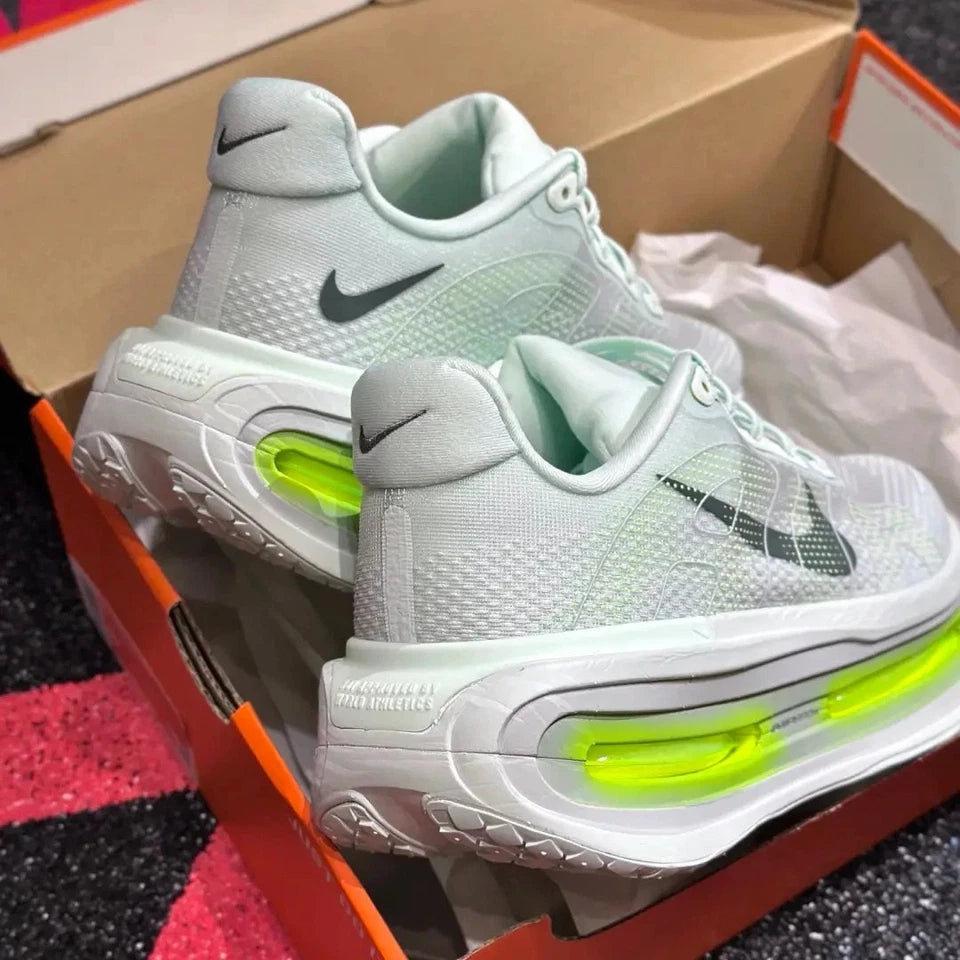 NIKE ZOOM - BEIGE / VERT